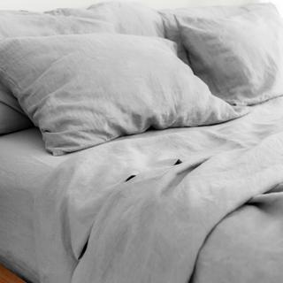 Stonewashed French Linen Fitted Sheet