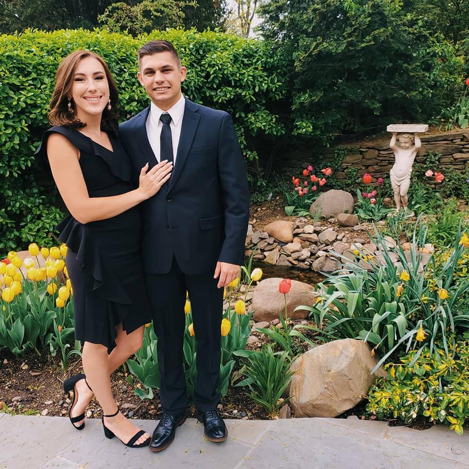 From the first Bixler wedding, Justin and Gab
