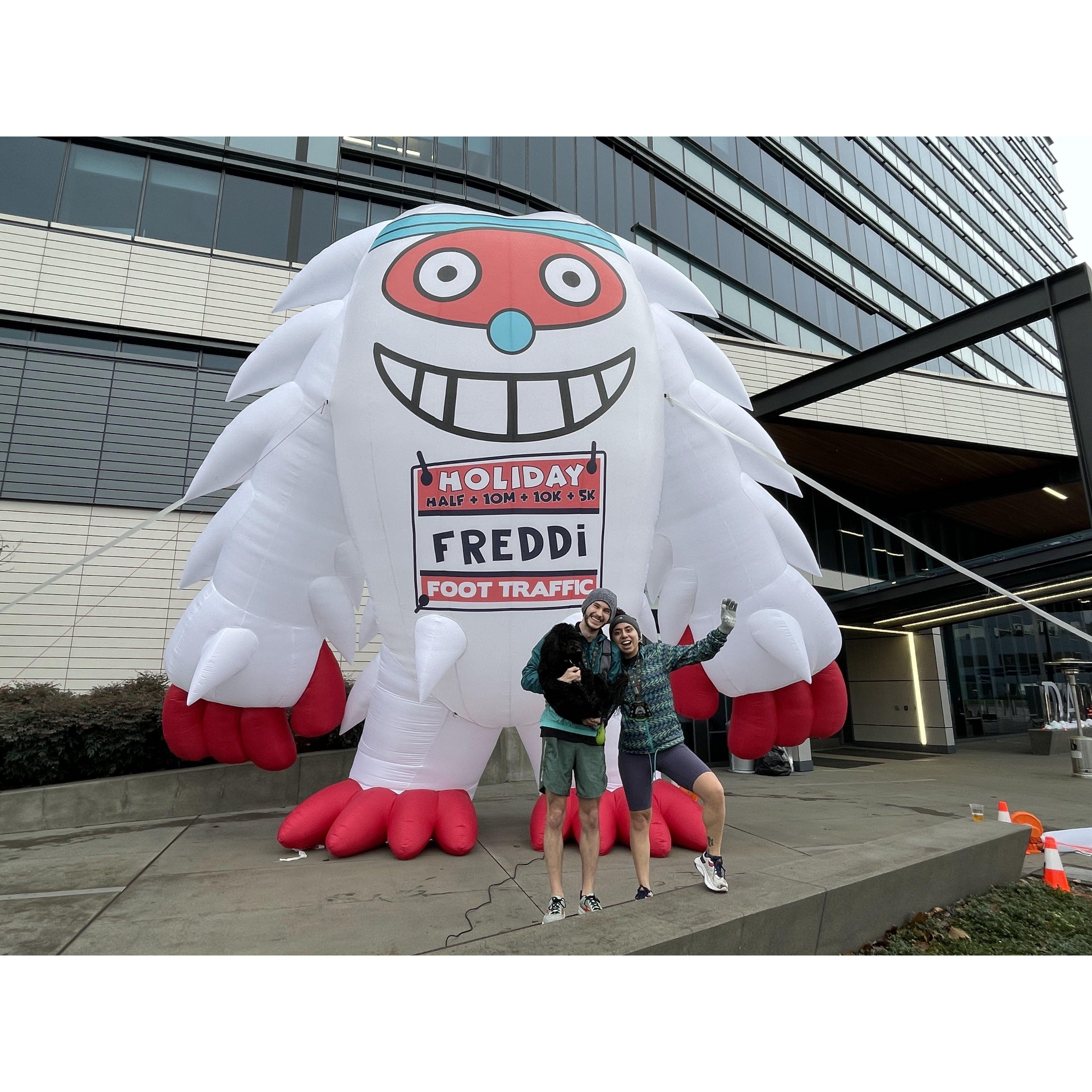 Holiday Half Marathon in Portland 2022.