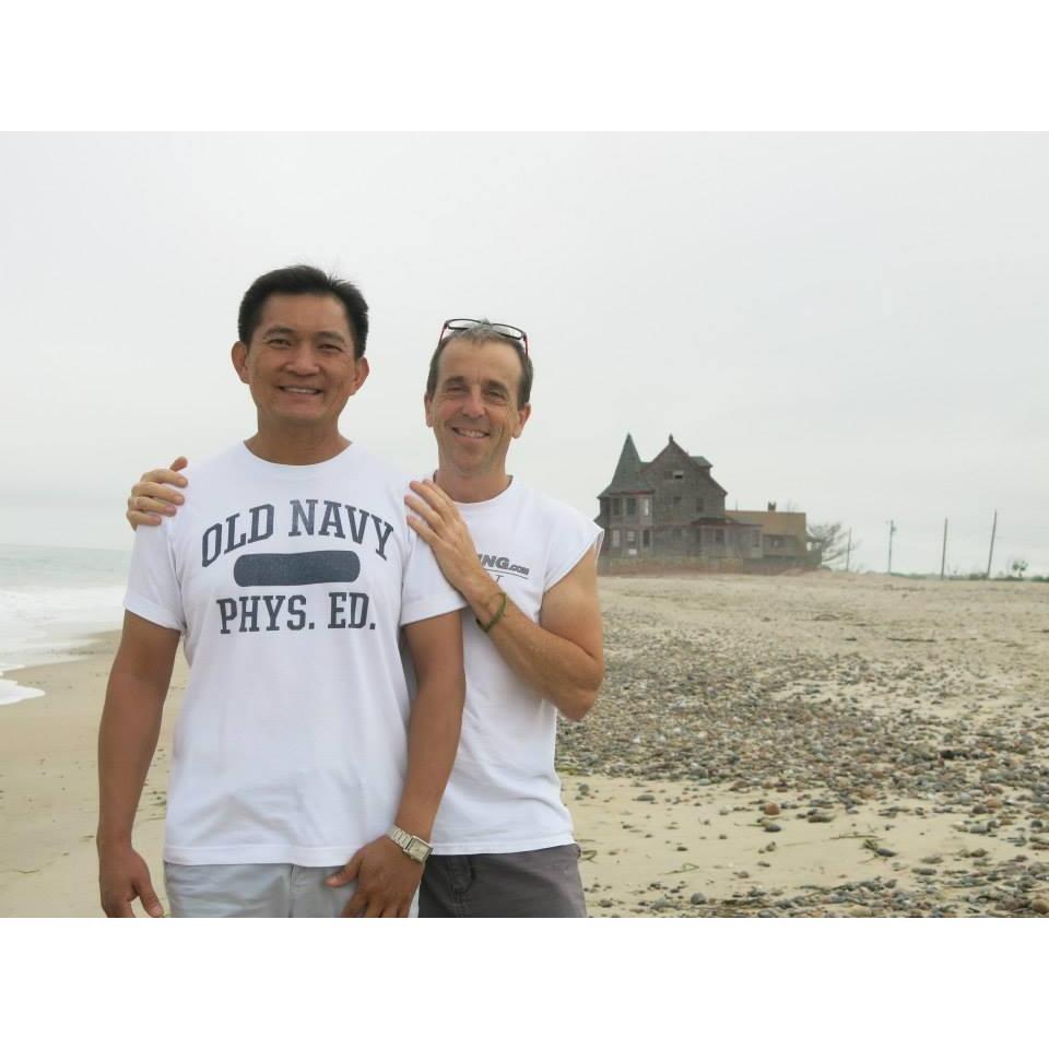 At Roy Carpenter's Beach.  Matunuck, Rhode Island.