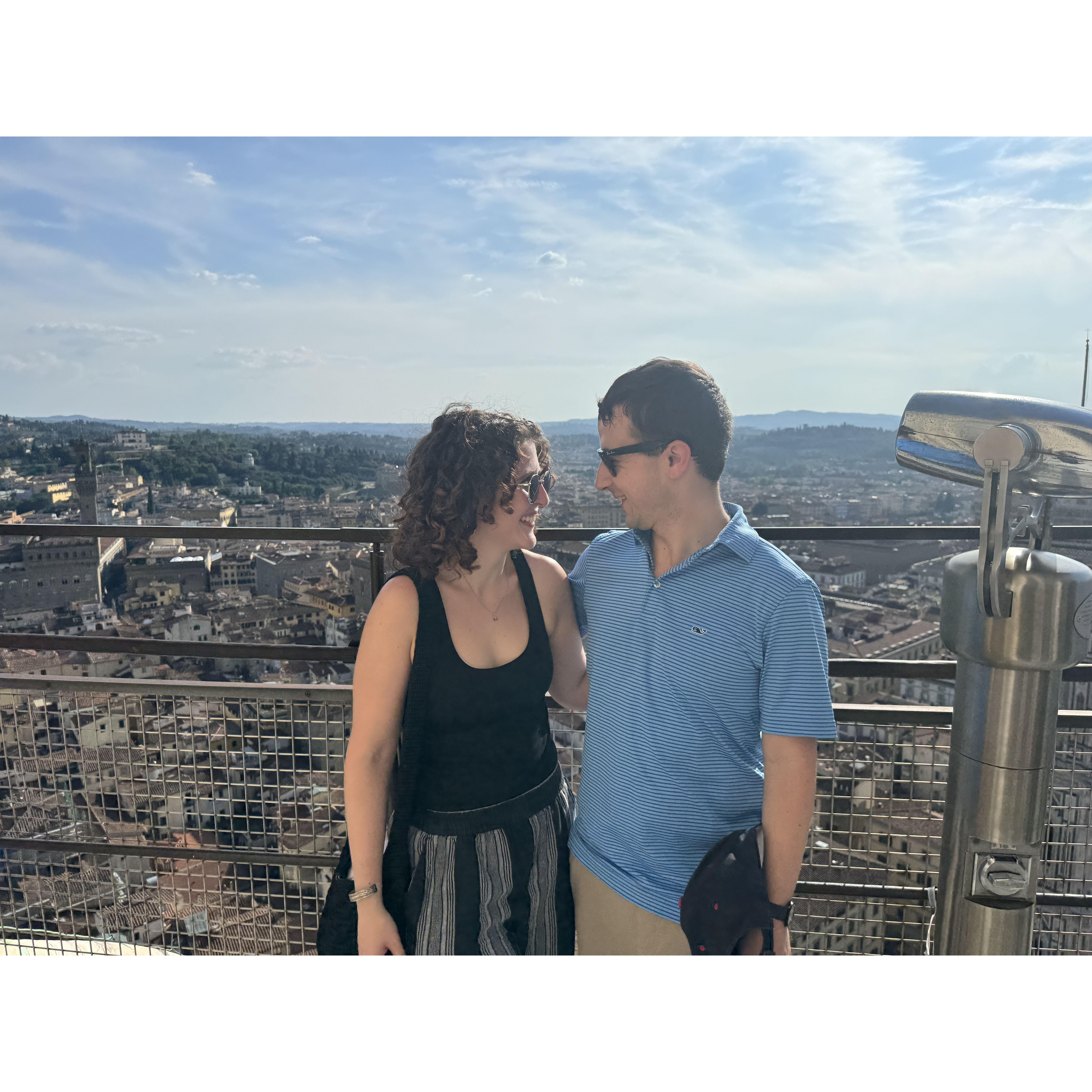 Celebrating 1 year together in Italy