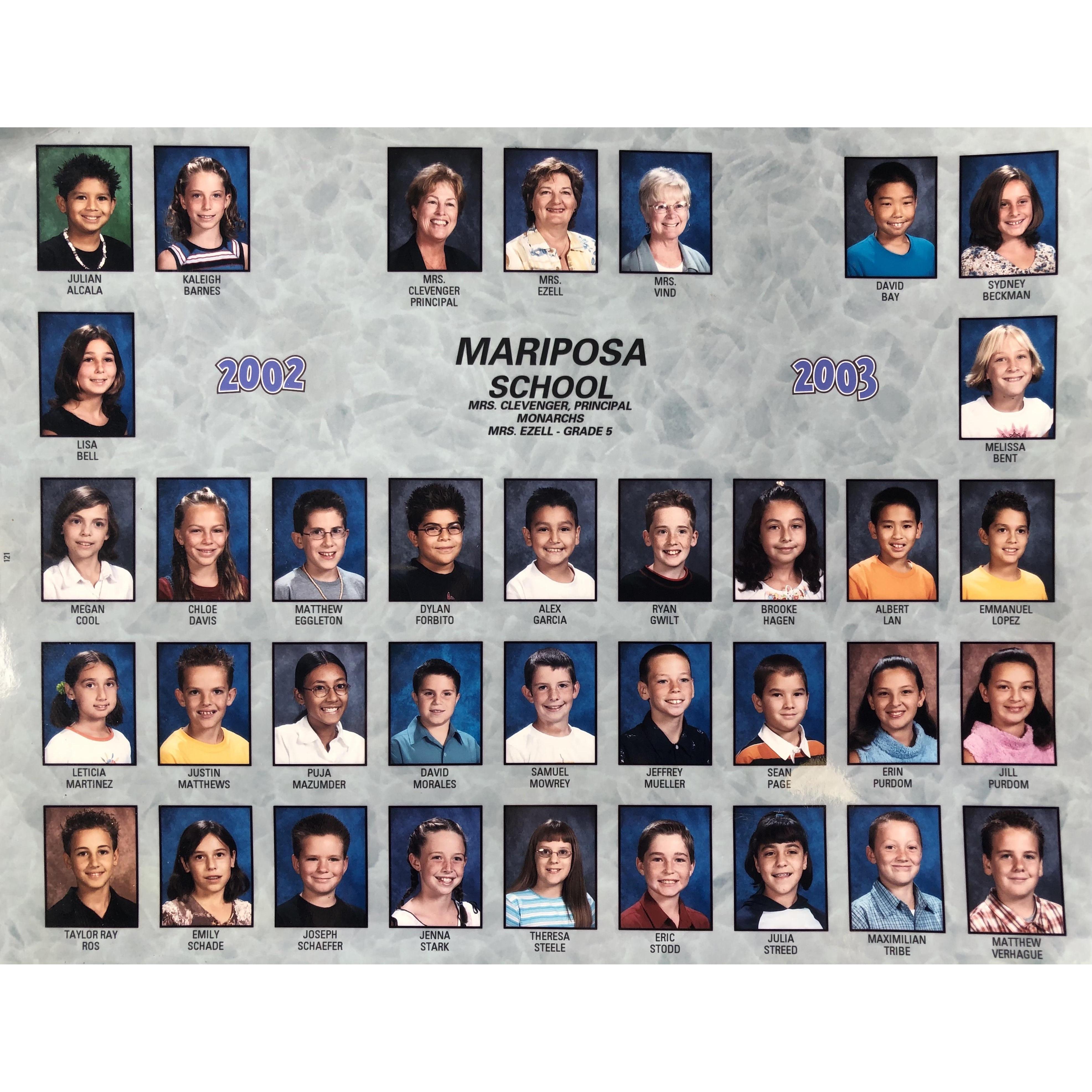 Look for Kayleigh in the top left and Emmanuel in the  middle right.