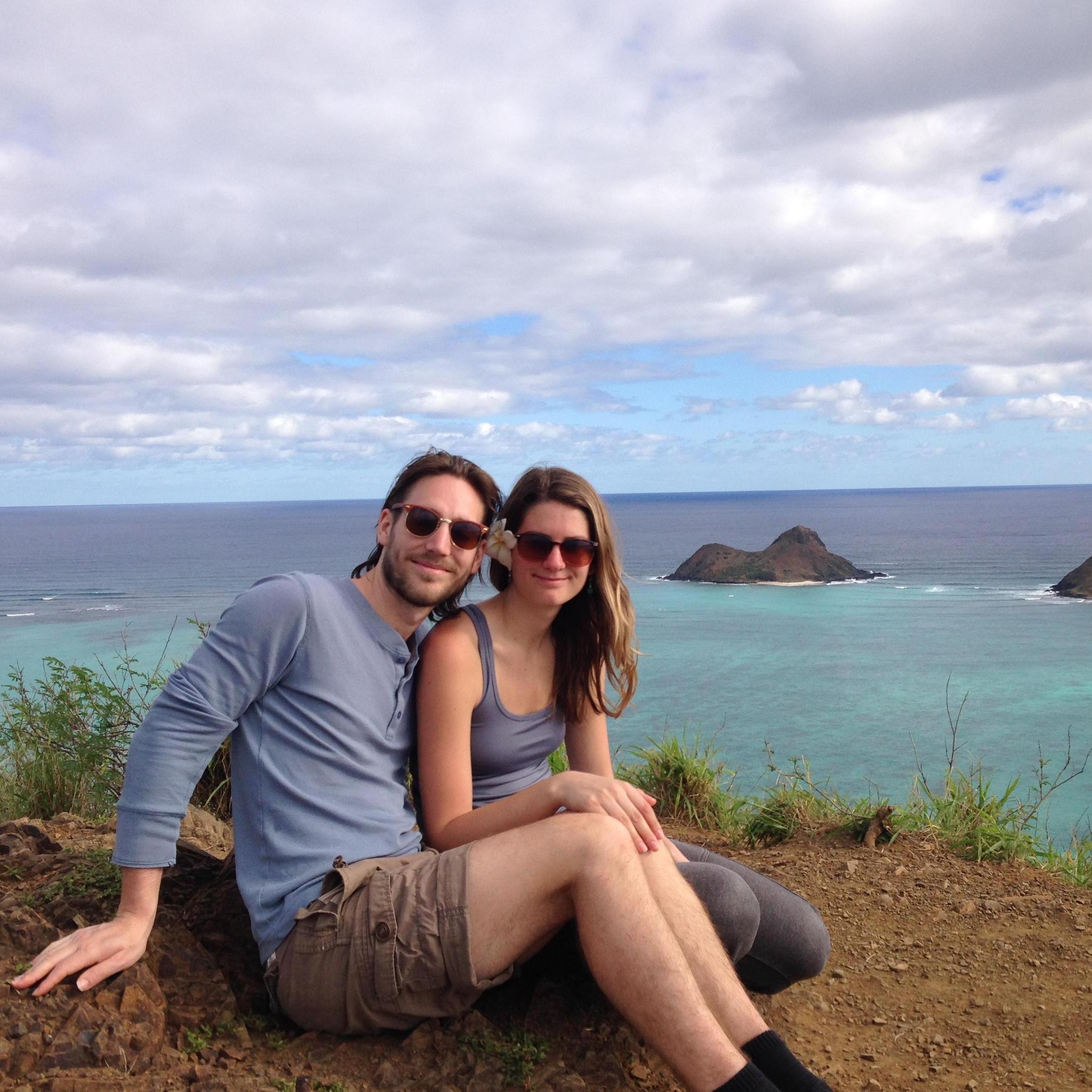 Trip with Gabe's family to Kailua, Hawaii.