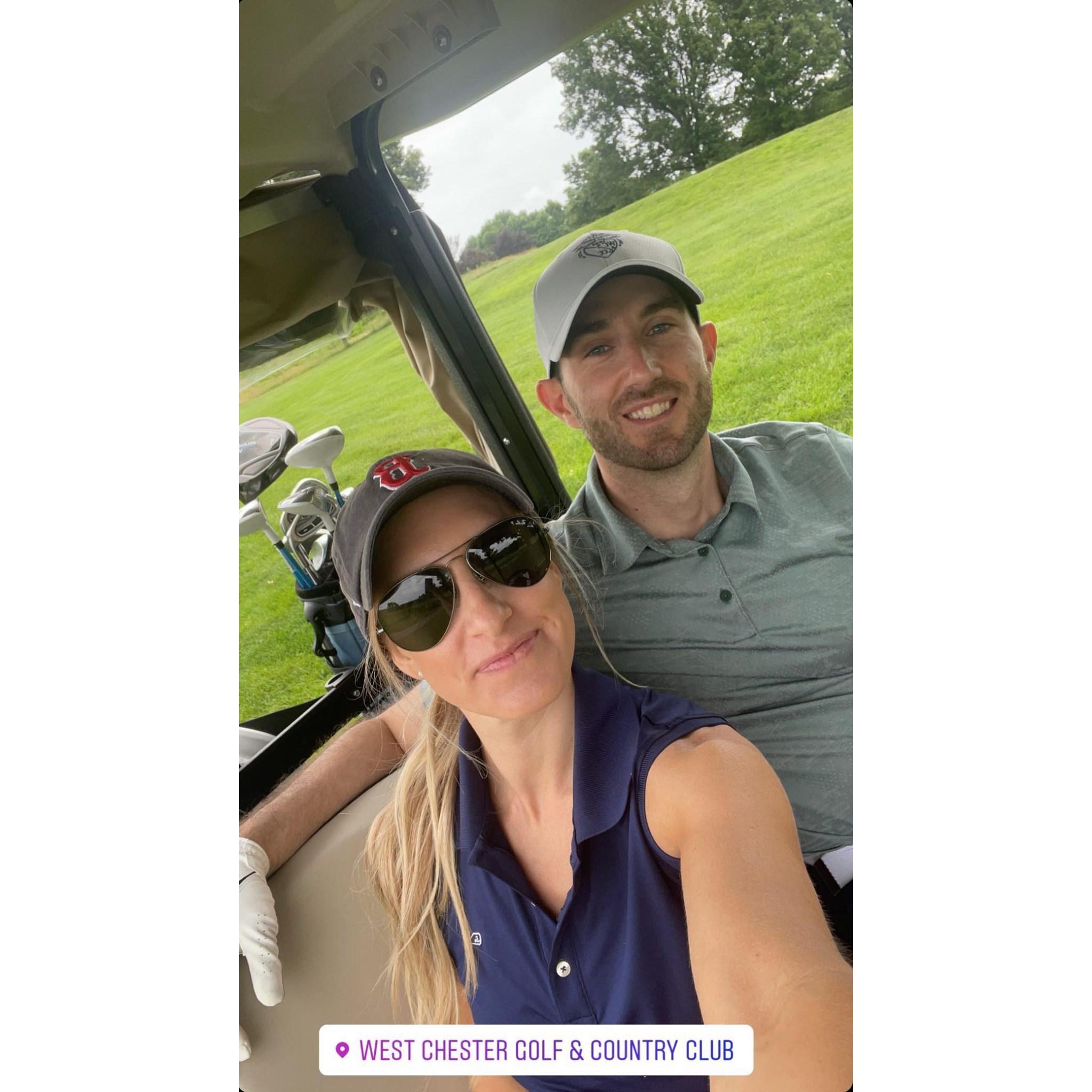 hitting the links in West Chester together!