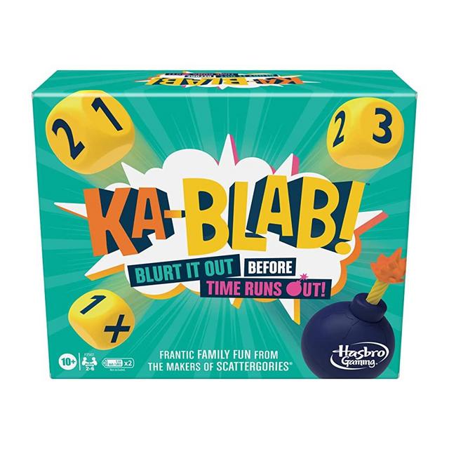 Ka-Blab! Family Game for Kids and Adults, Party Board Games, from The Makers of Party Games Like Scattergories, 2-6 Players, Ages 10+