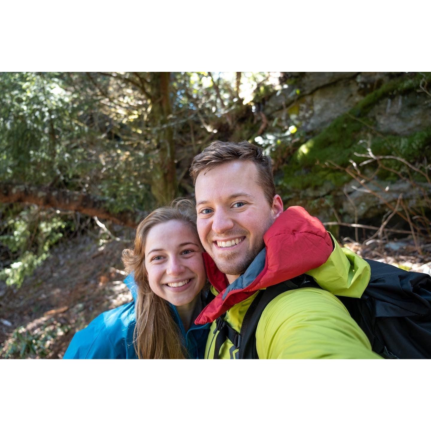 Selfie from our trip to Mt. Rogers