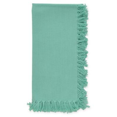 Fiesta® Fringed Napkin in Turquoise