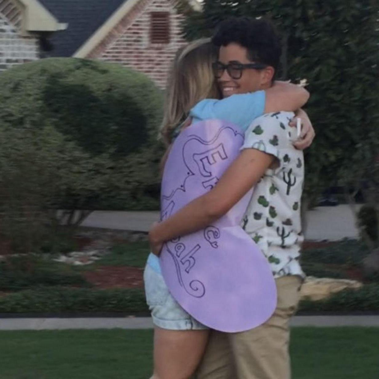 Freshman year - Noah just asked Emme to Homecoming