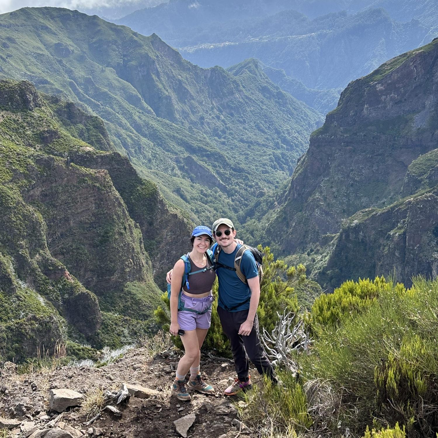 Pico to pico hike in Madeira, Portugal in 2023