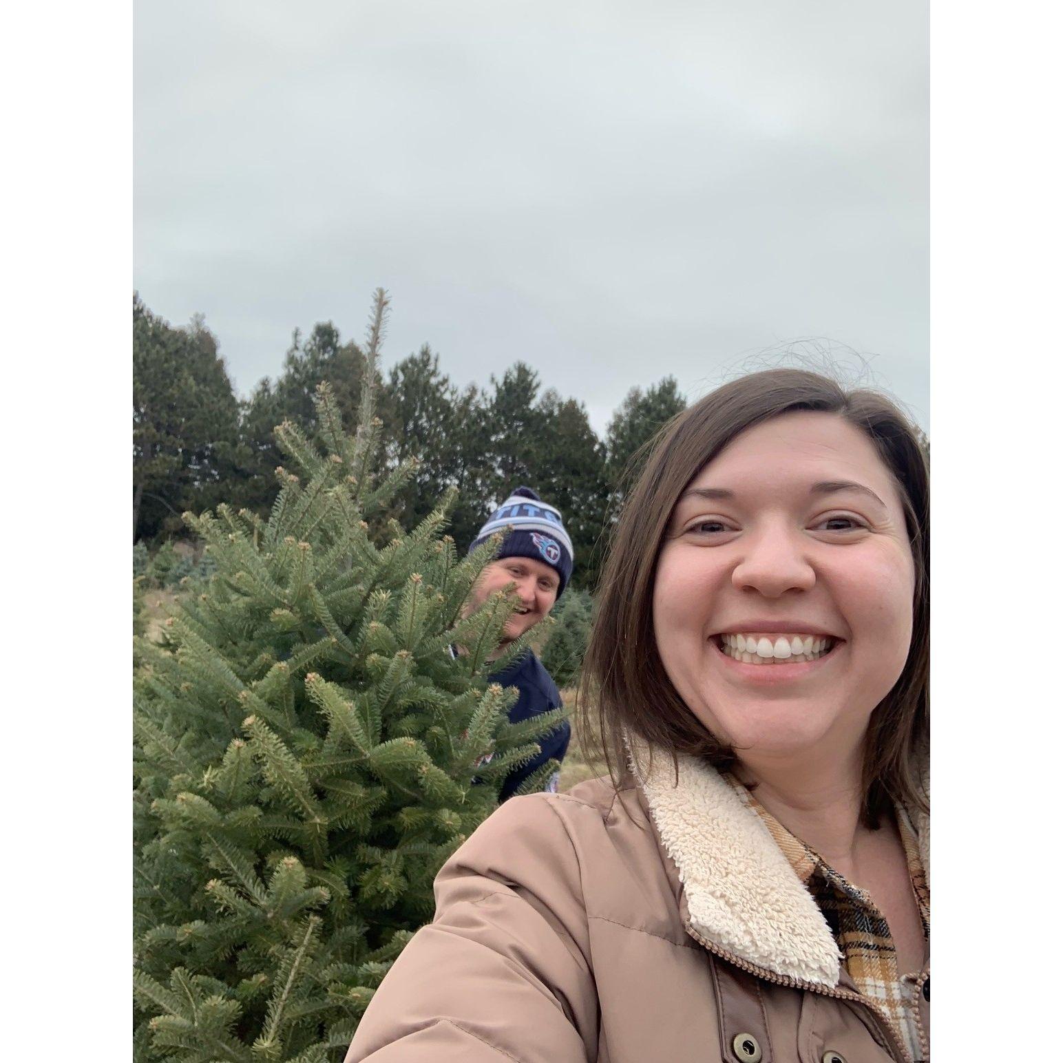 Our first Christmas tree together