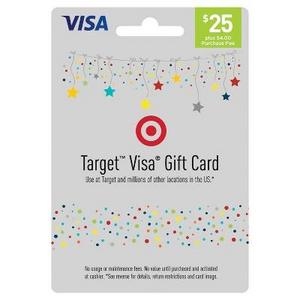Target Visa - Visa Gift Card - $25 + $4 Fee