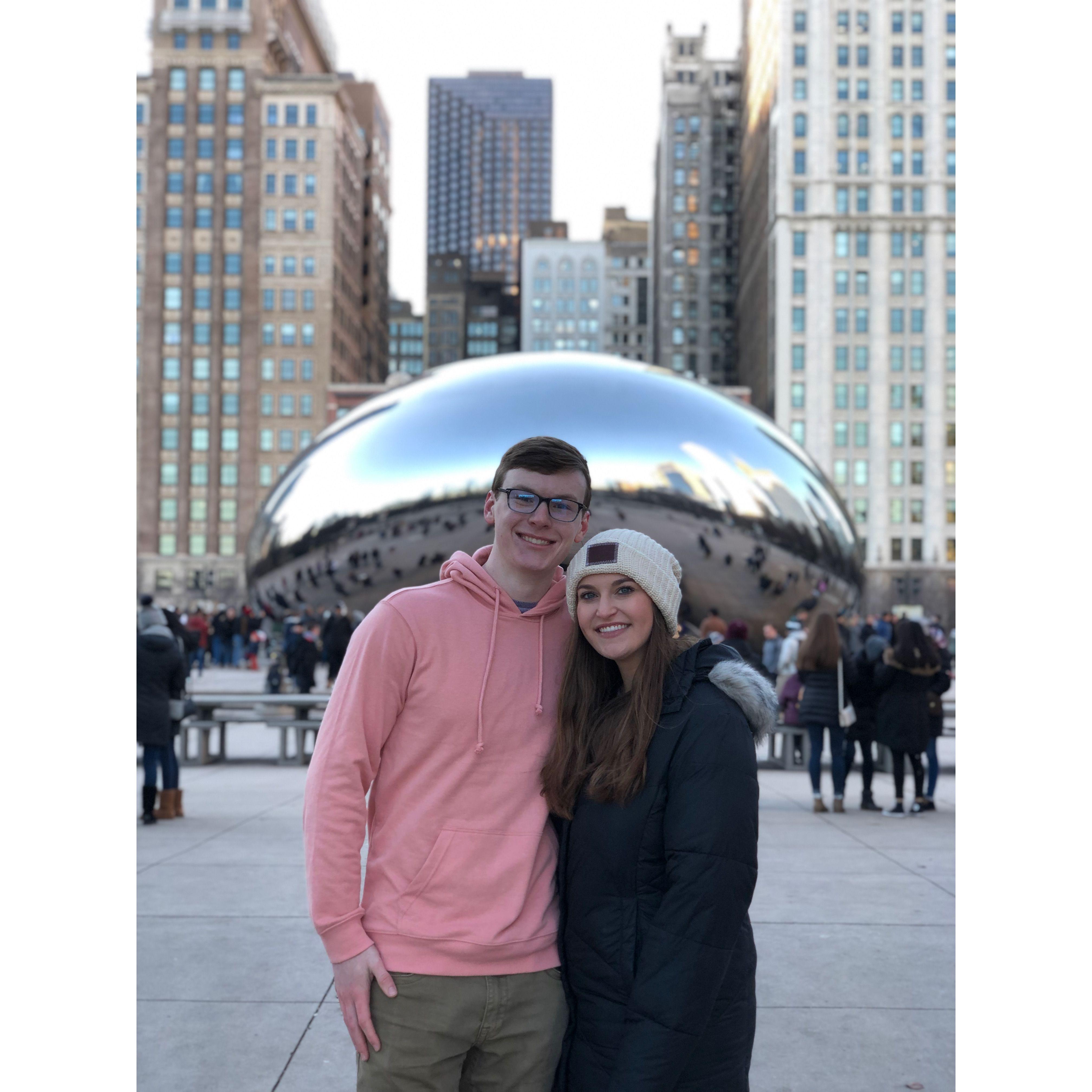 Brad's first trip to Chicago to meet Hannah's family! New Years 2018 --> 2019