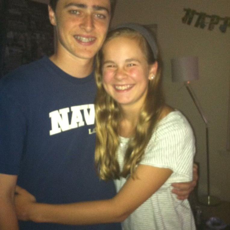 Freshman year, one of Allie and Joey's first times hanging out as a couple!