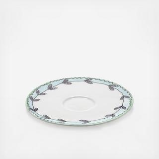 Midnight Flowers Blossom Saucer Low Coffee Cup by Marni, Set of 2