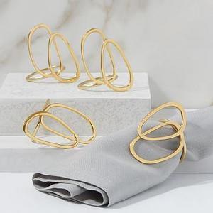 Jewelry Napkin Rings (Set of 4)