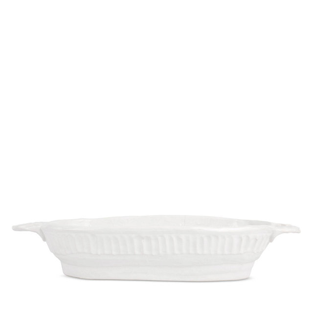 VIETRI Pietra Serena Handled Oval Bowl
