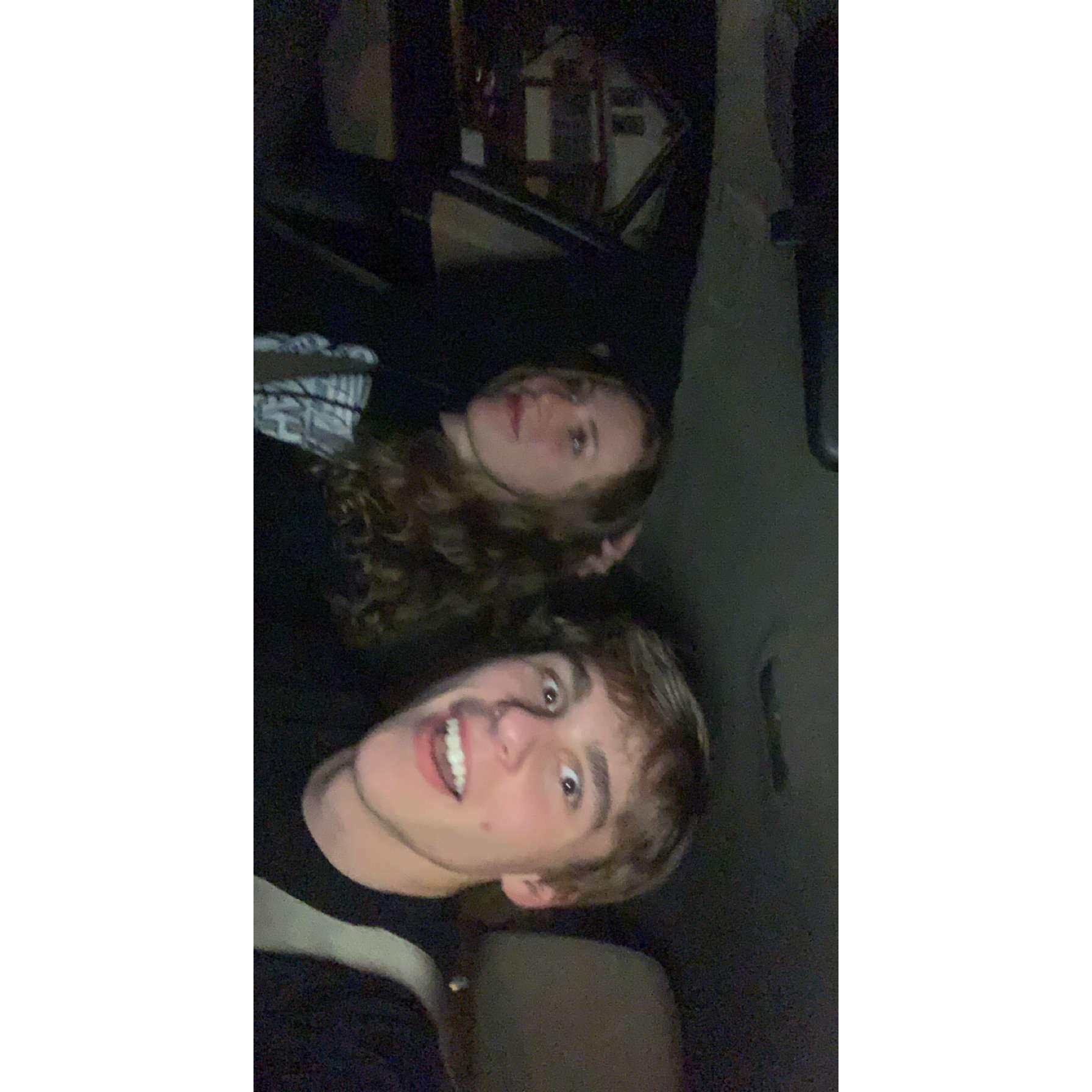 Our first photo together!