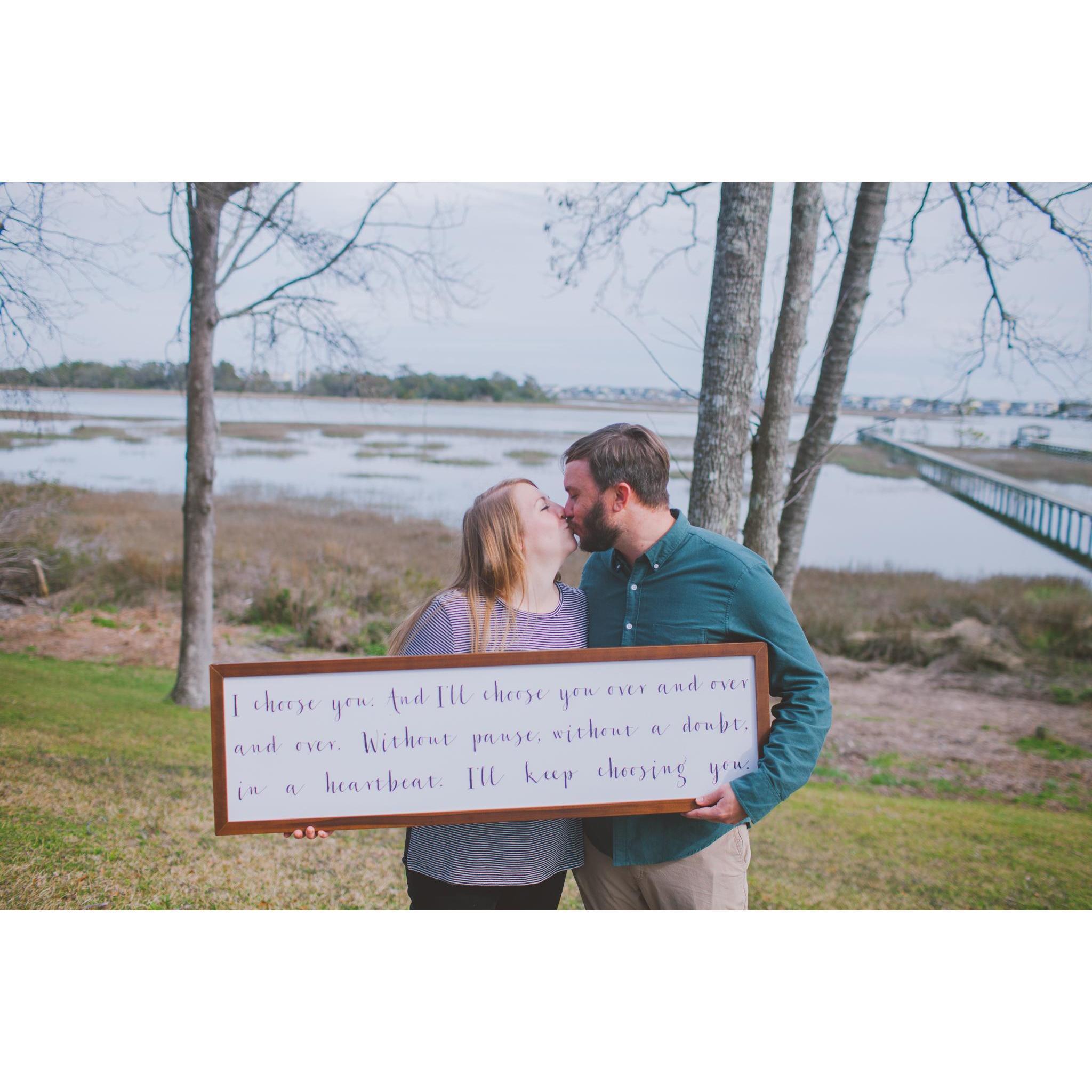 She said yes!