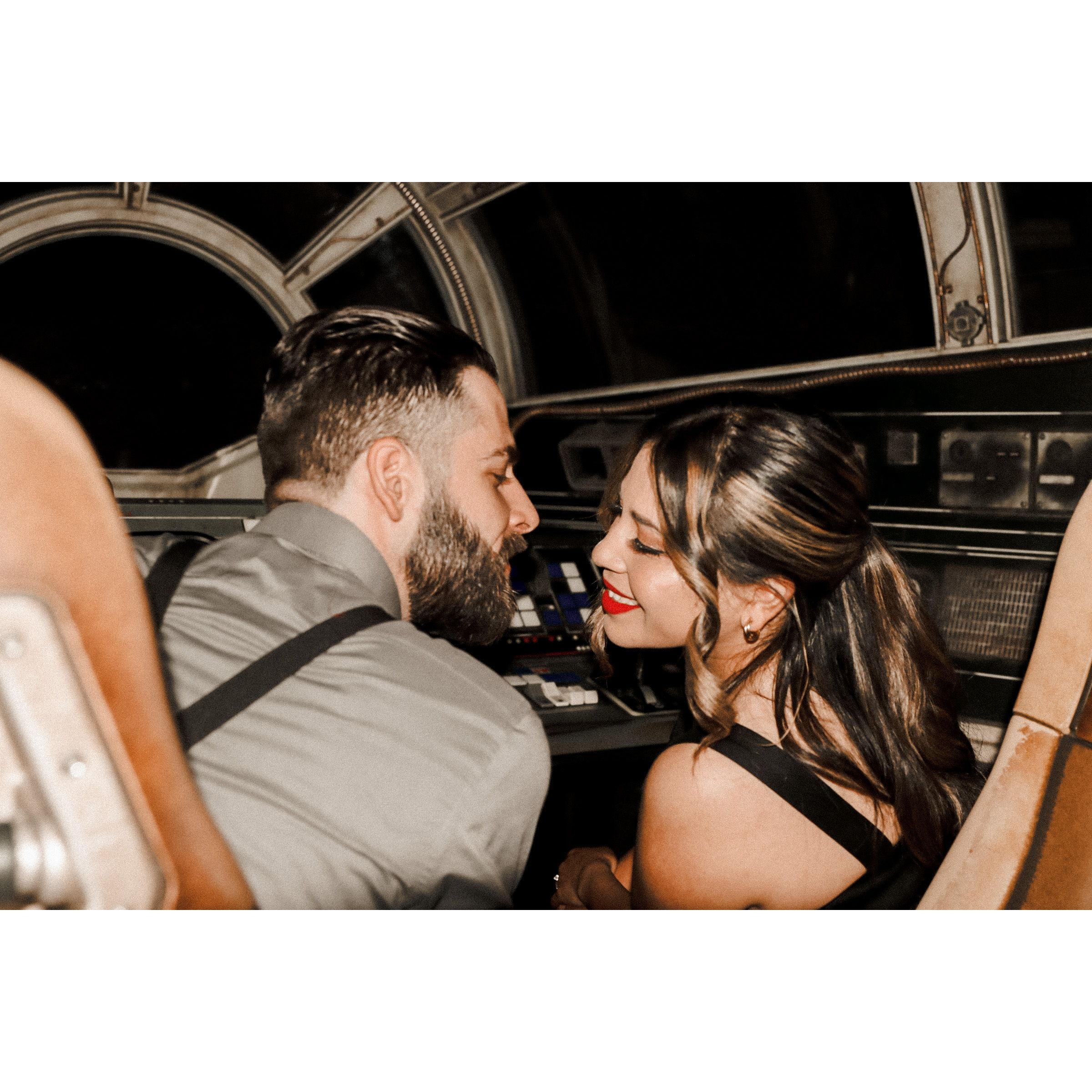 Disneyland Fairytale Engagement Photo shoot