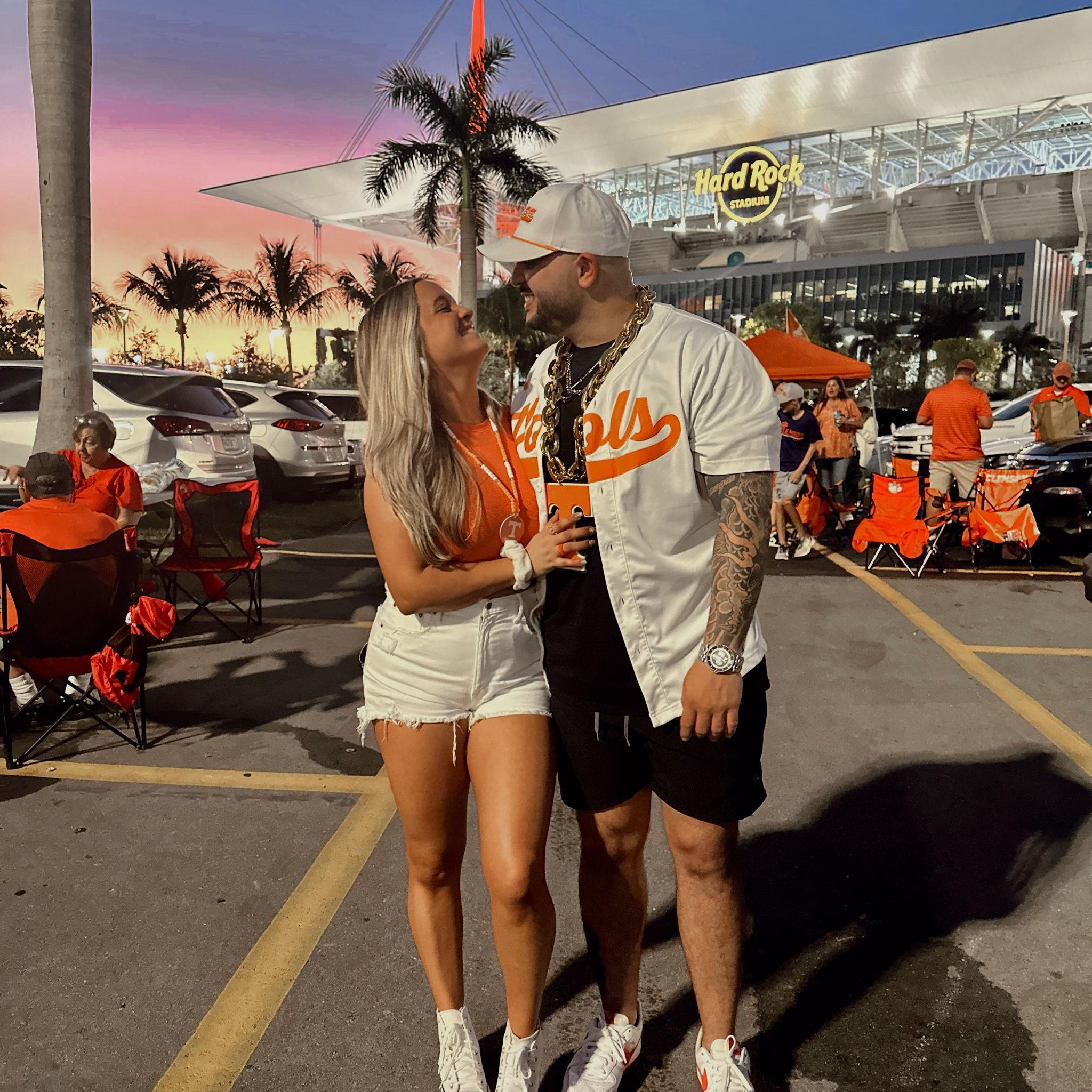 Our first "big" sports game together (we don't go to much..)