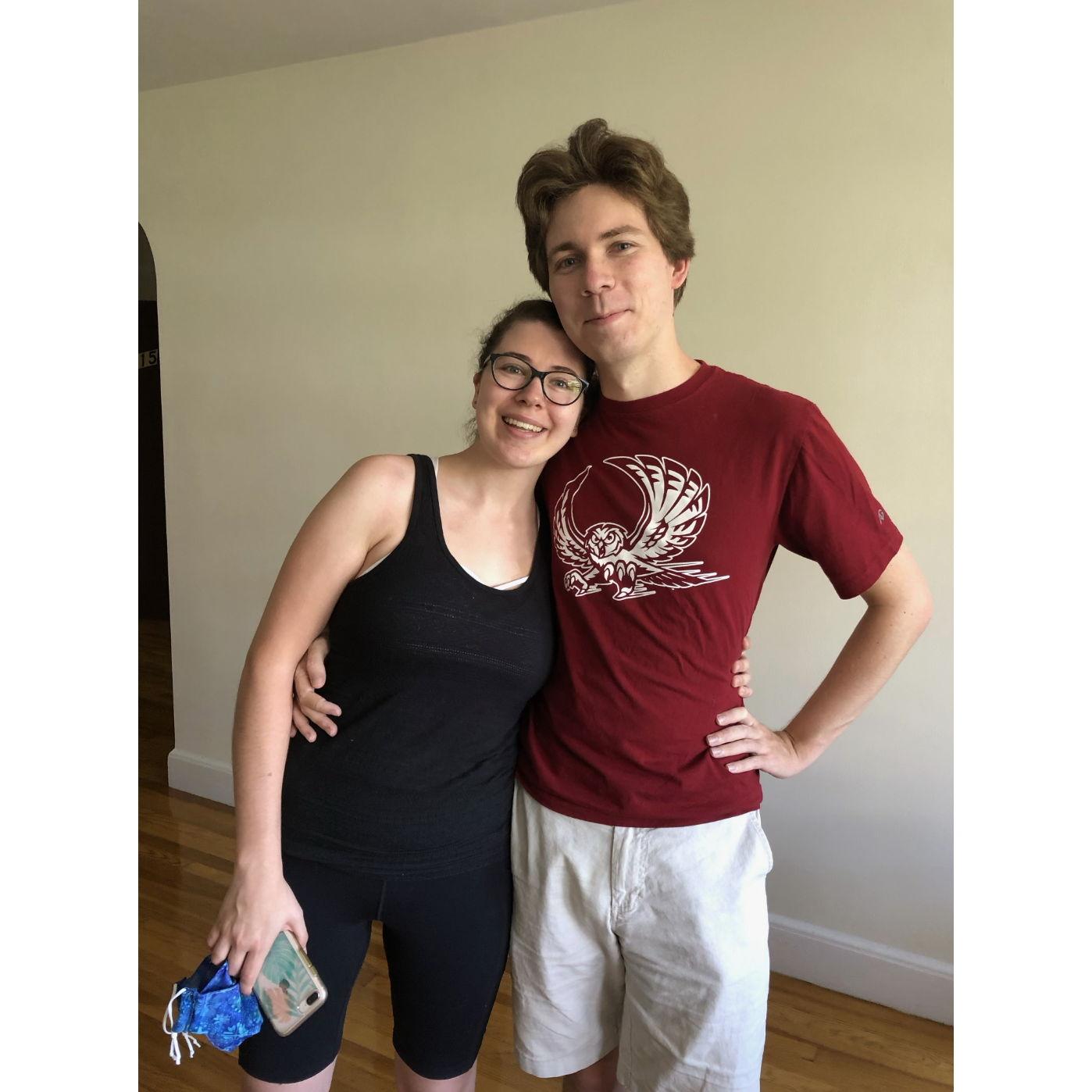 First day in our new apartment!