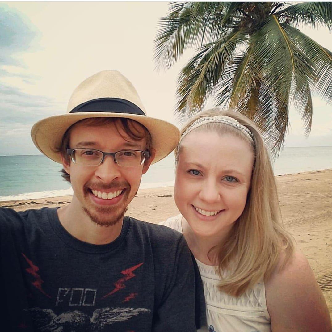 Our first real vacation together to Puerto Rico in 2016.