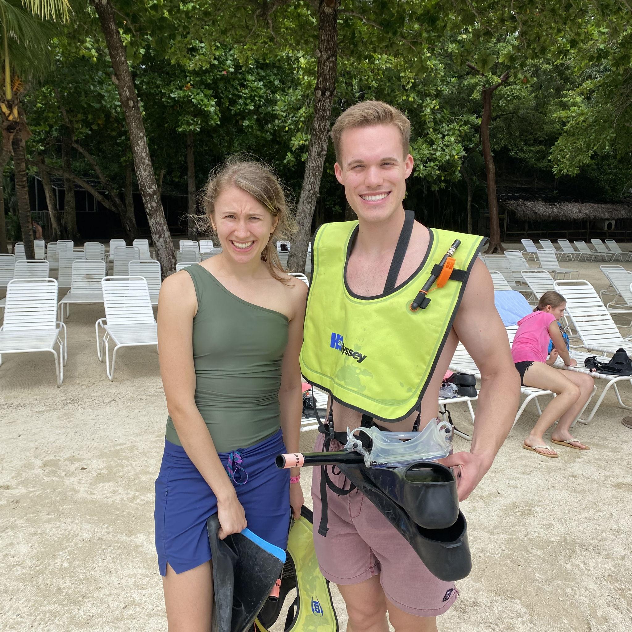 Snorkeling in Honduras