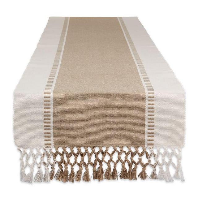 DS Dobby Stripe Table Runner, Mineral, 13x108