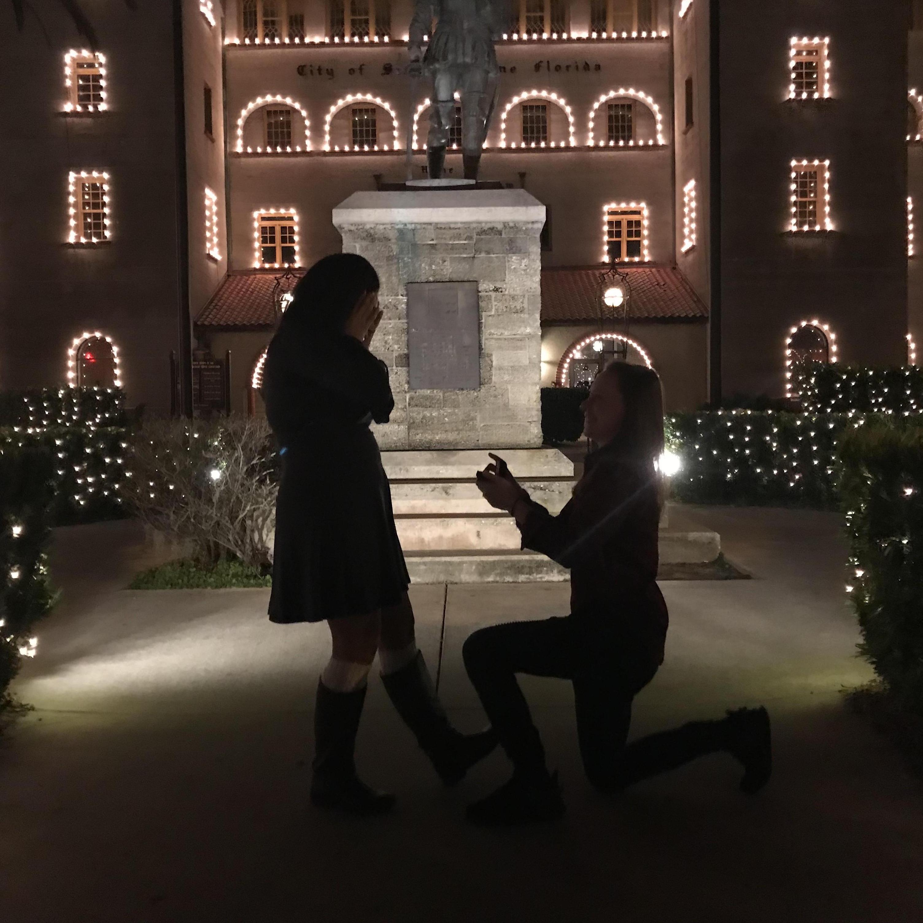 The Proposal in St. Augustine