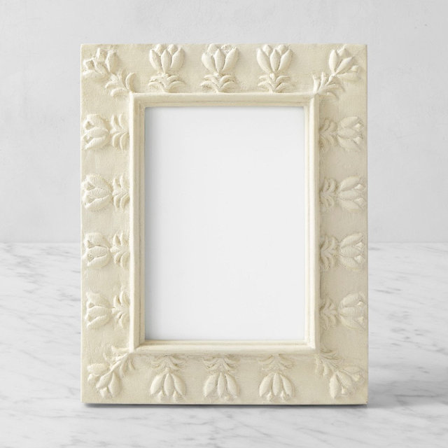 Hill House Aria Frame, 5" x 7", Vintage White