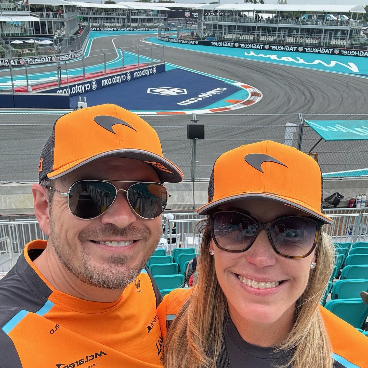 Our first Formula One race in Miami