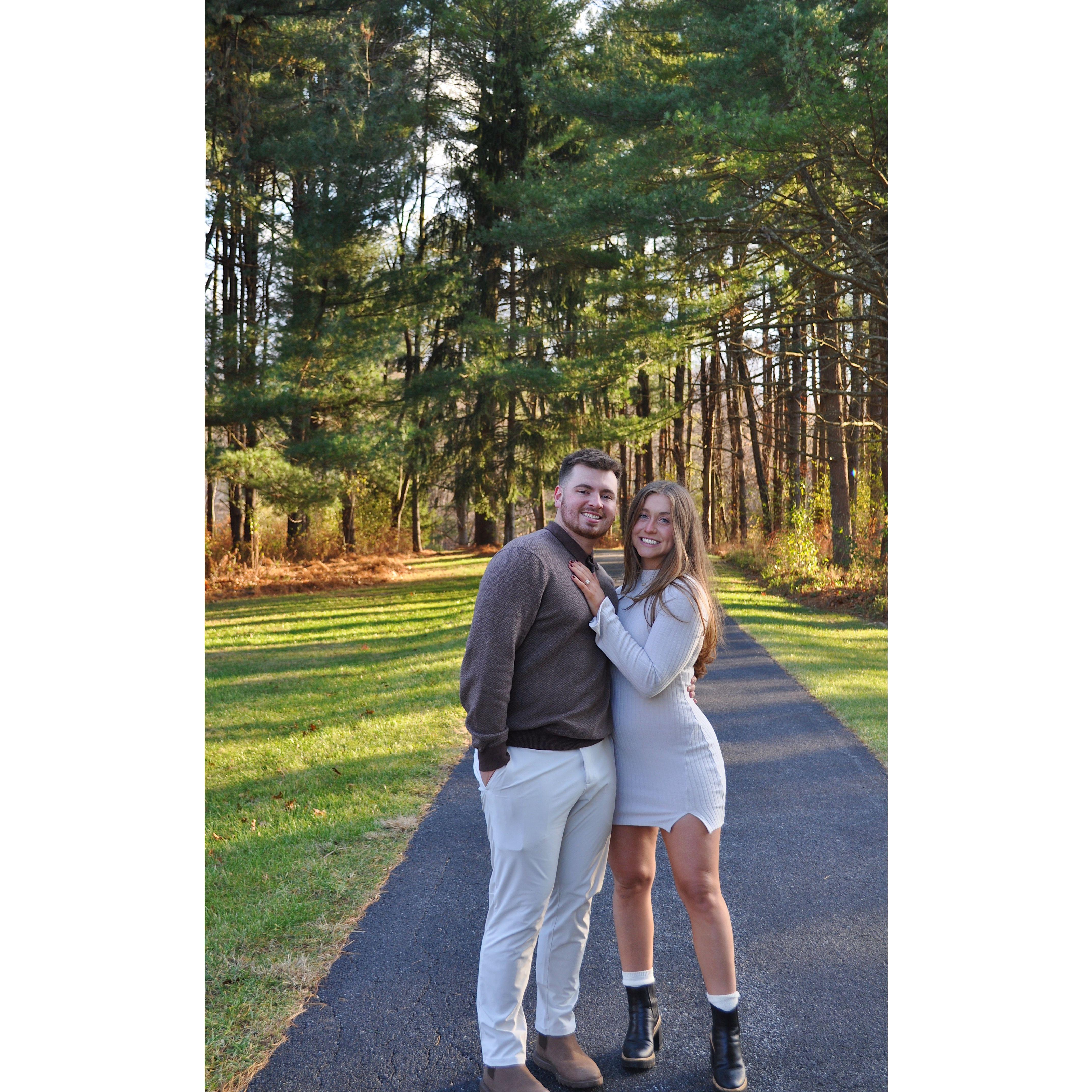 Our first engagement photo shoot.