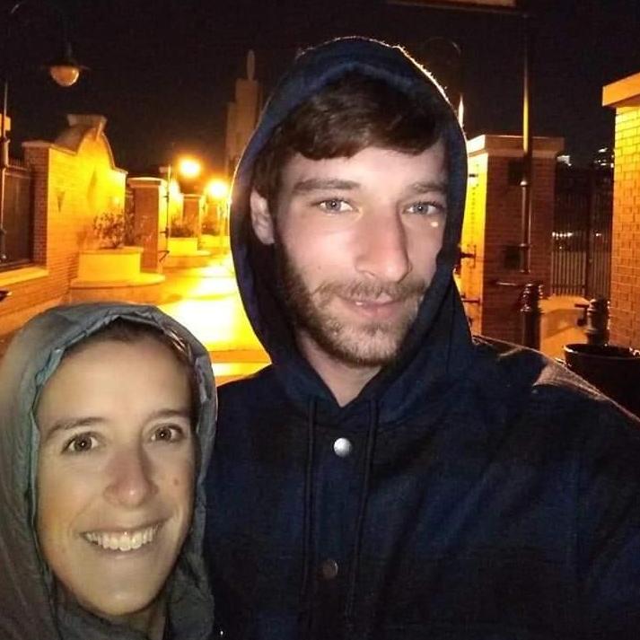 South Street in Philadelphia where we were freezing cold!