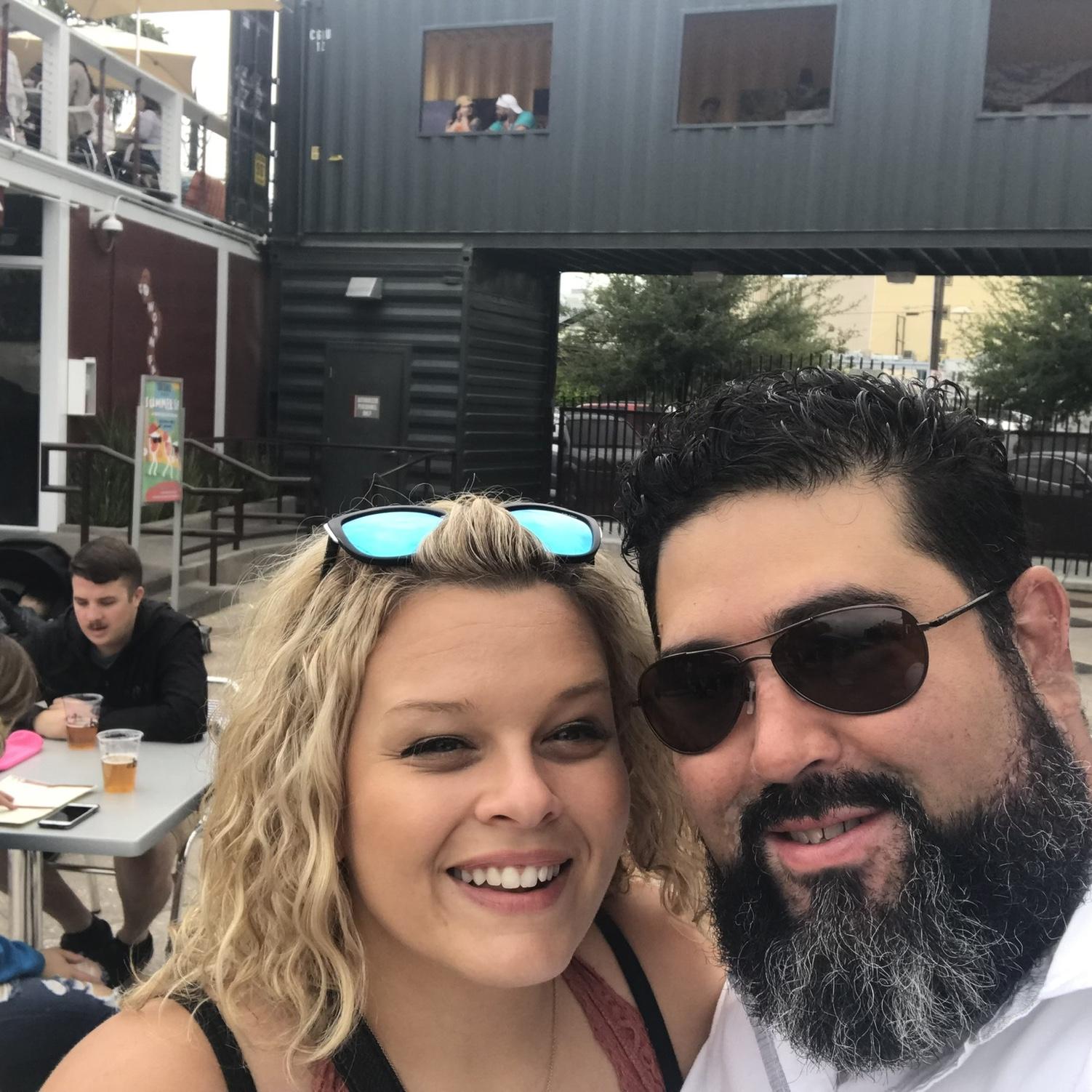 In Vegas at the "container" store area