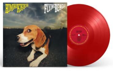 Flying Beagle Red Colored Vinyl