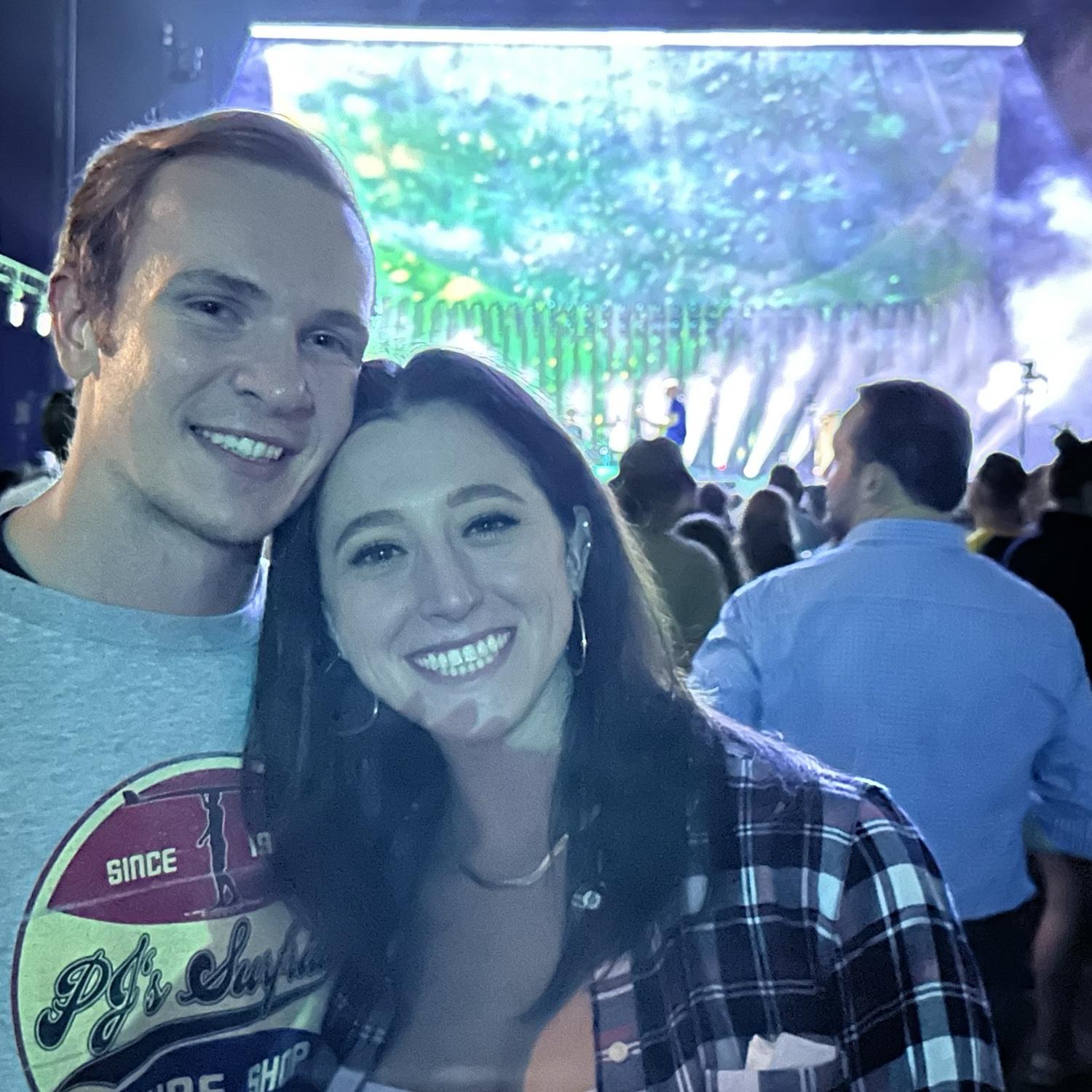 Our first concert together - Jack Johnson!
