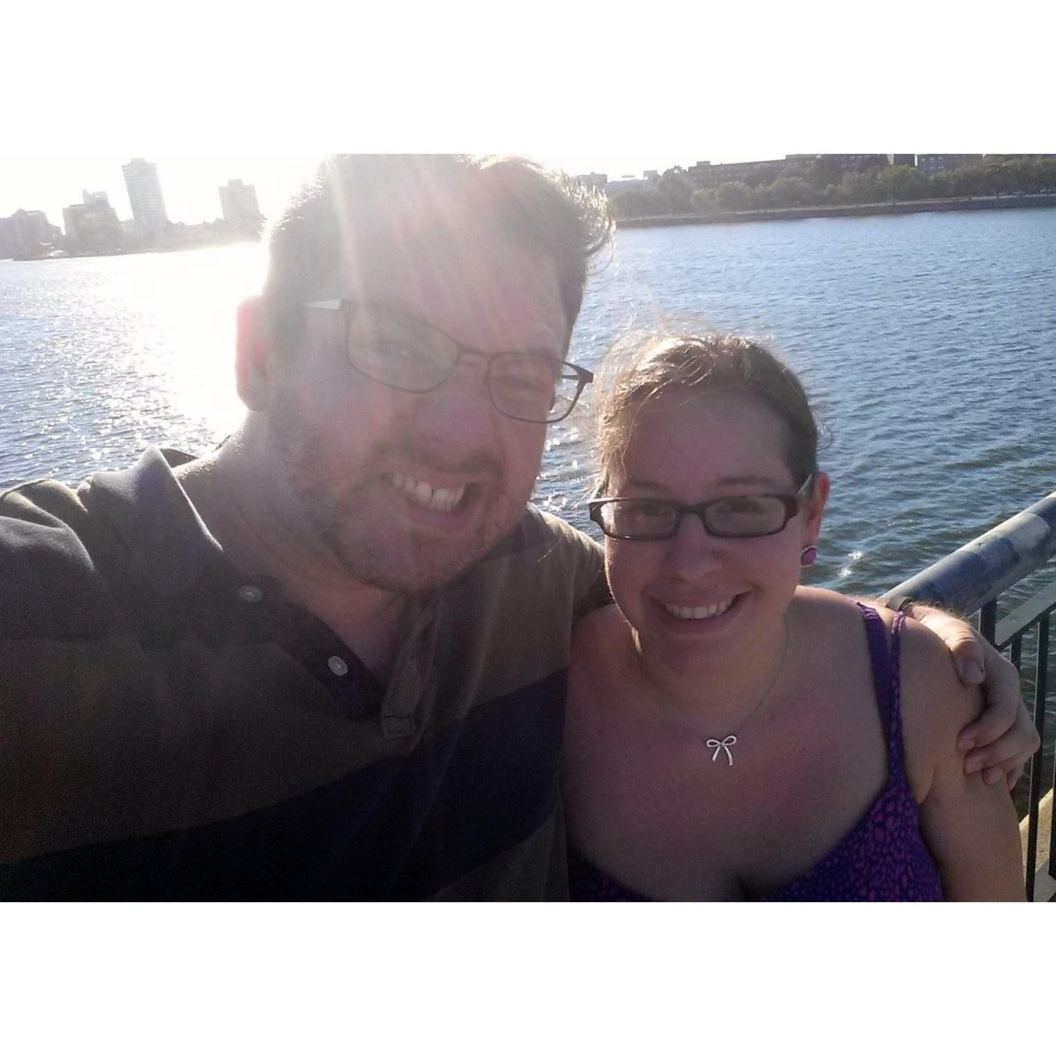 Our day long 2nd date (or 3rd, depending on how you look at it). We went to a movie, lunch and walked all around Boston. We ended up walking 8 miles that day!
