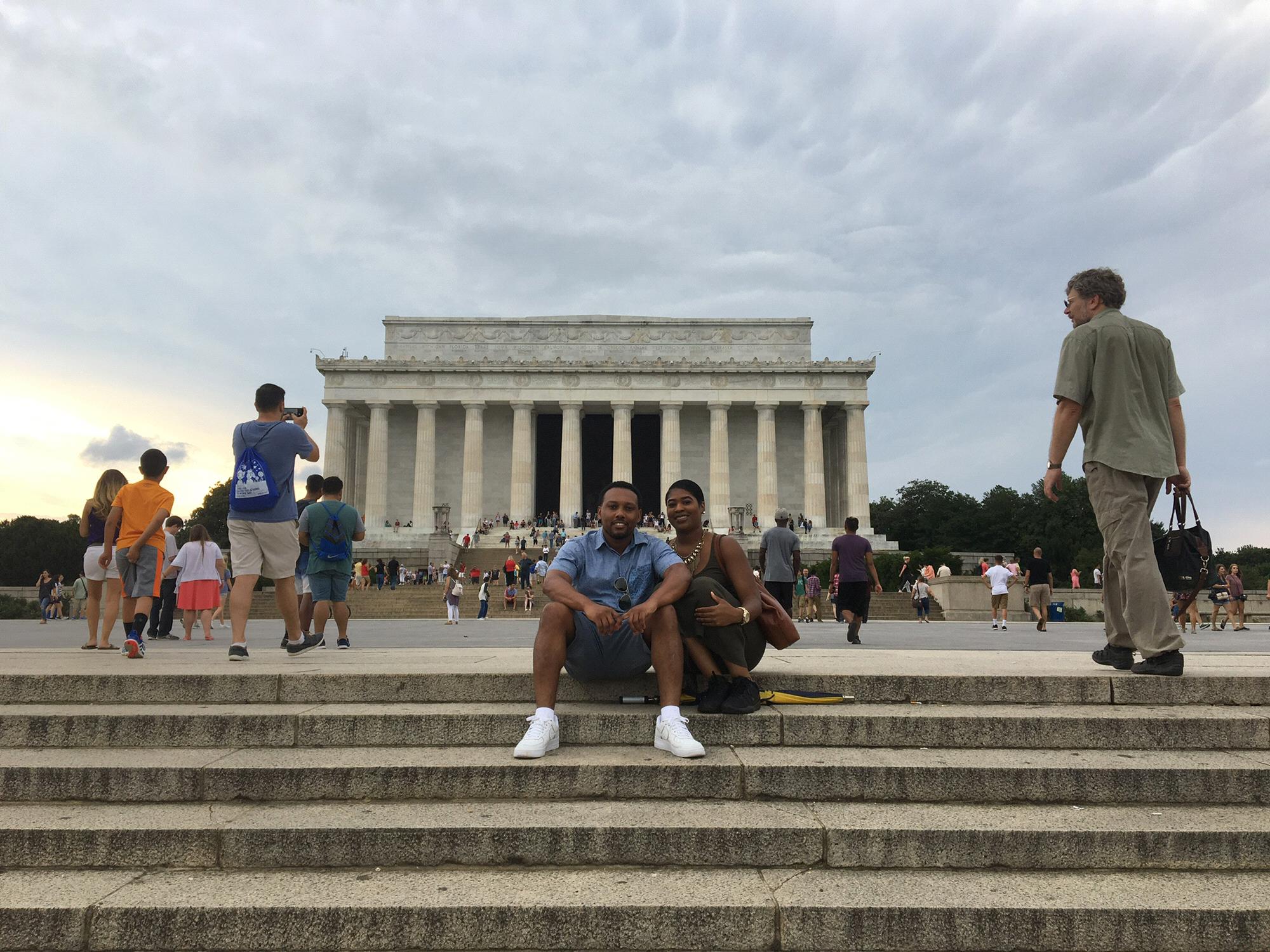 We journeyed to Washington, DC to visit the National Museum of African American History and Culture. We took this picture in a nearby area.08.11.2017