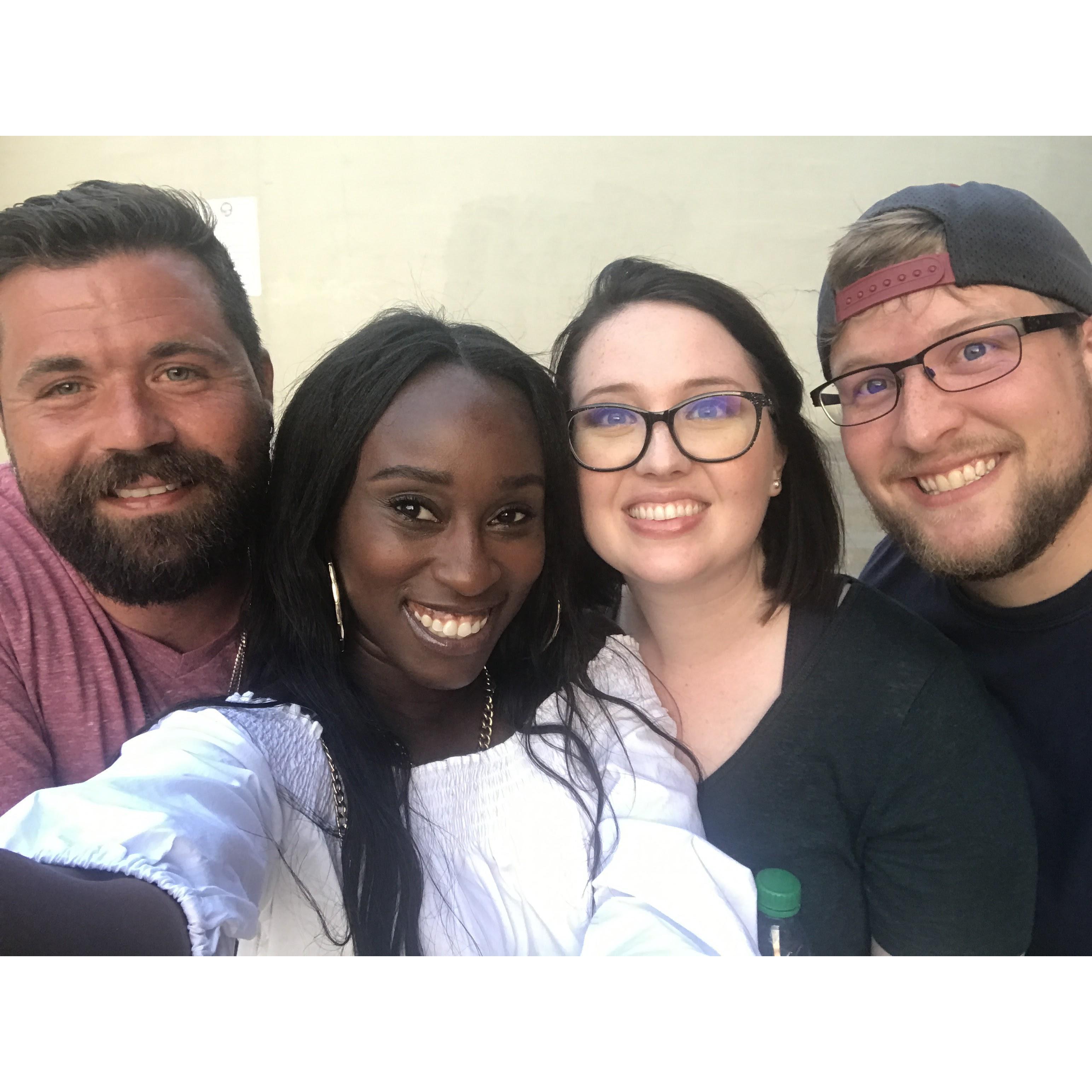 Our first double date!! Thanks Jordan and Marah for being our First!!!
