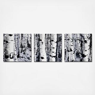 Aspen Triptych Multi-Panel Metal Wall Art