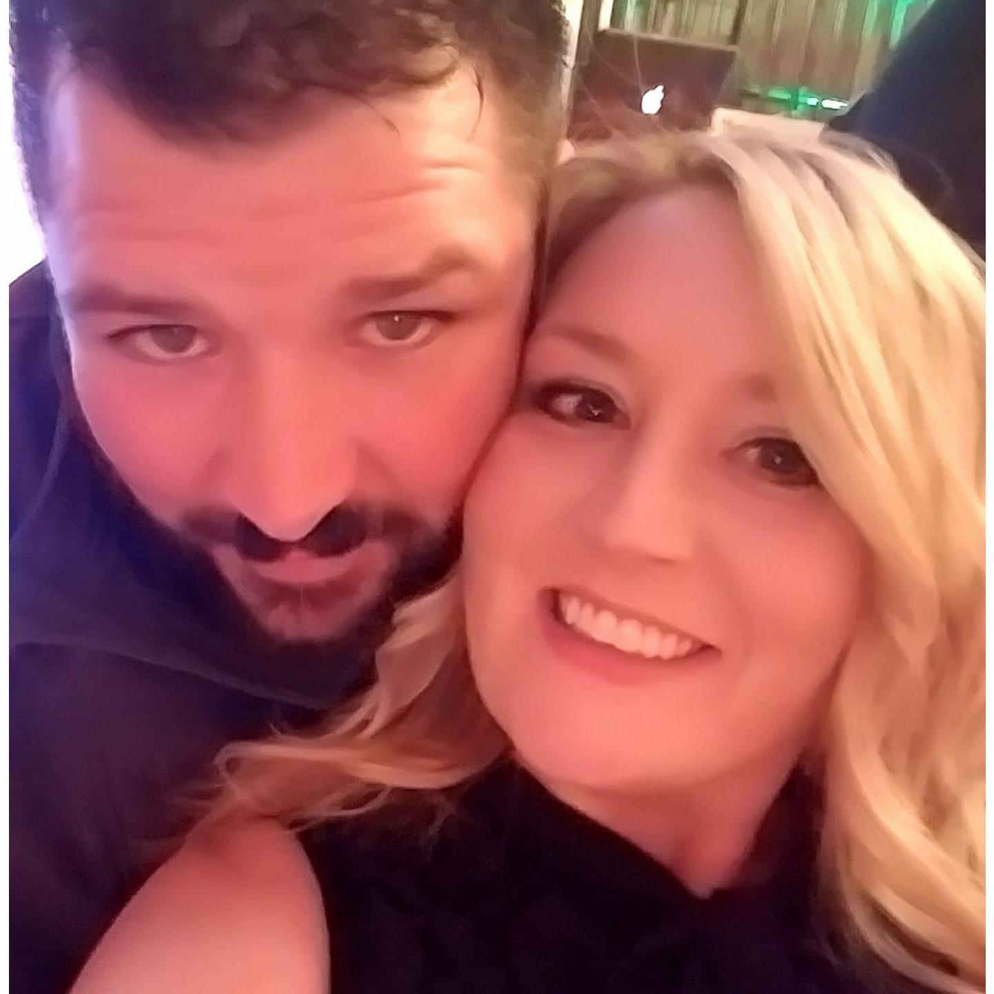 November 2017, just a few short months after we began dating.  This was one of the very first pictures of us.
