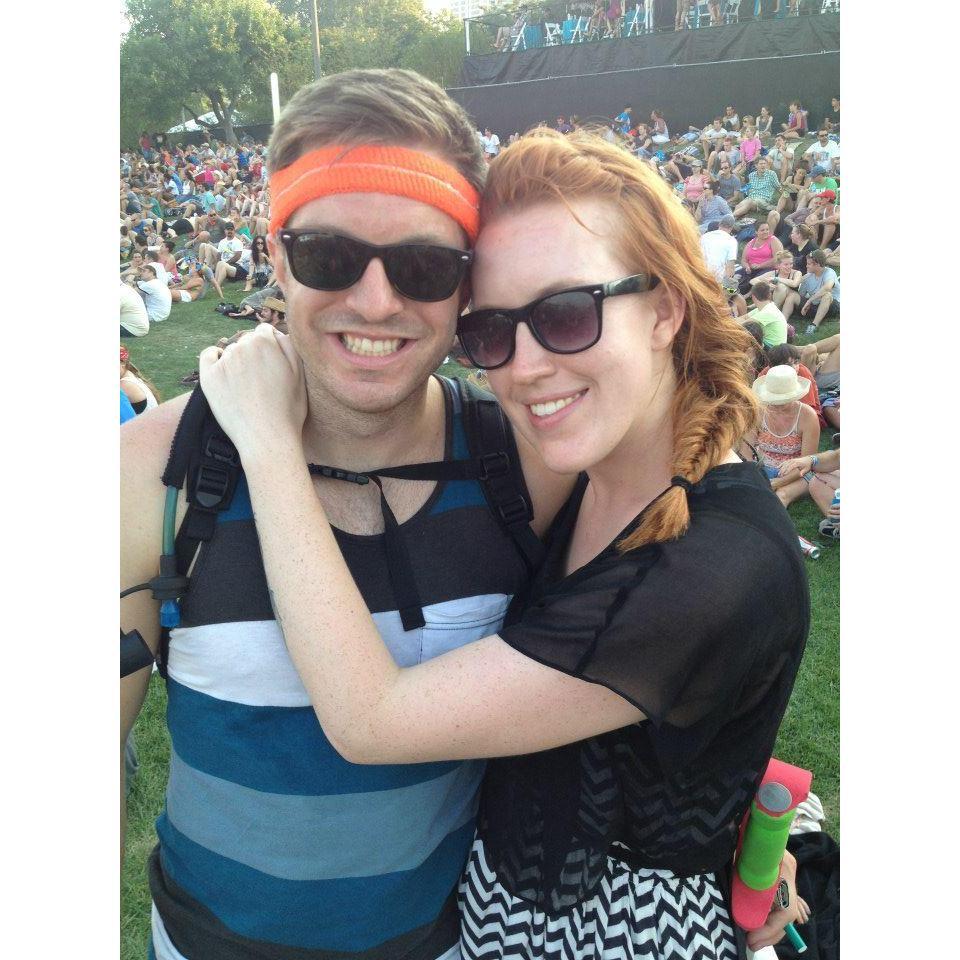 First photo ever taken of us together at Chicago's Lollapalooza music festival (thanks Jesse). Coincidentally, this was also the day Luke realized he was falling for Lena.