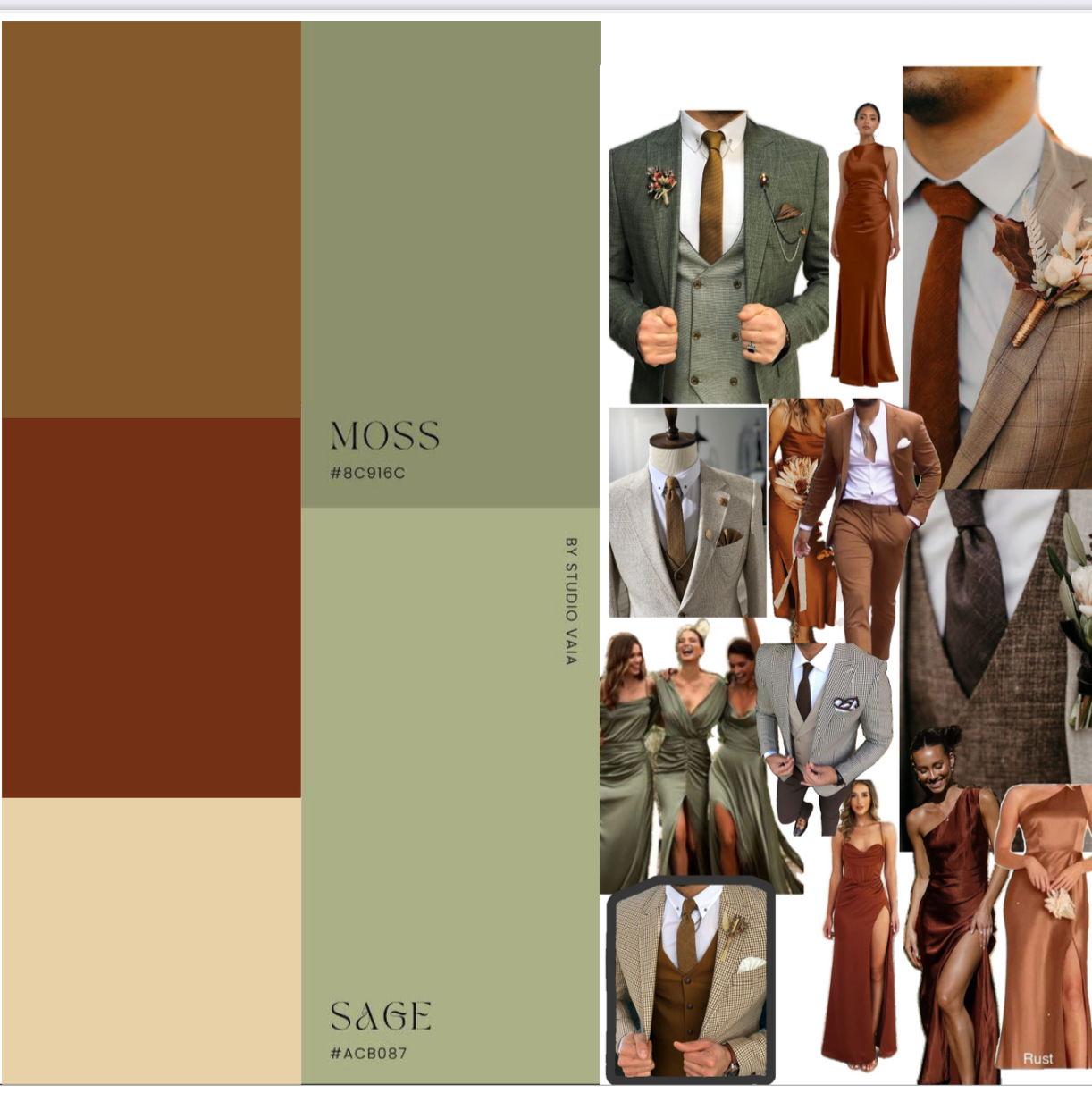 Color Palette for the wedding
