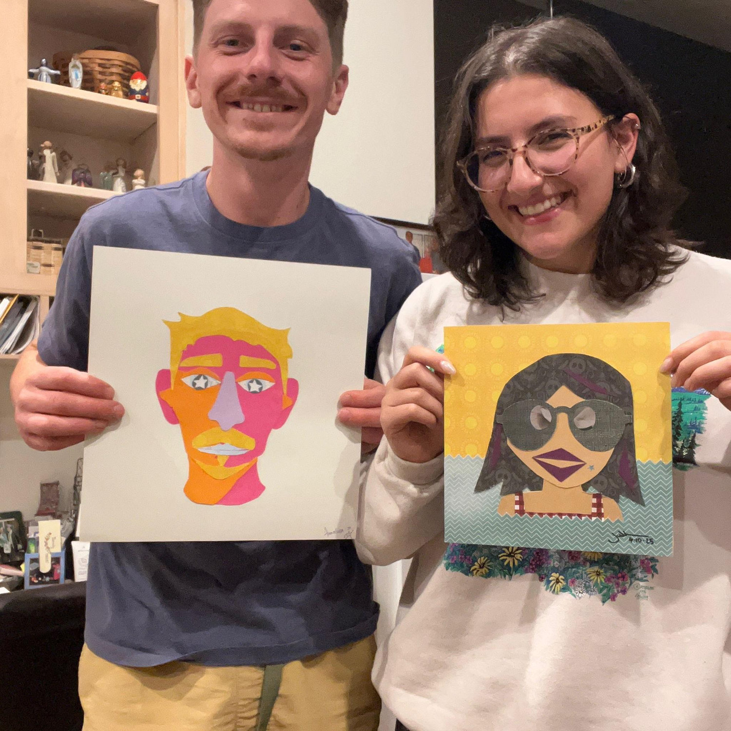 Date night idea: abstract portraits