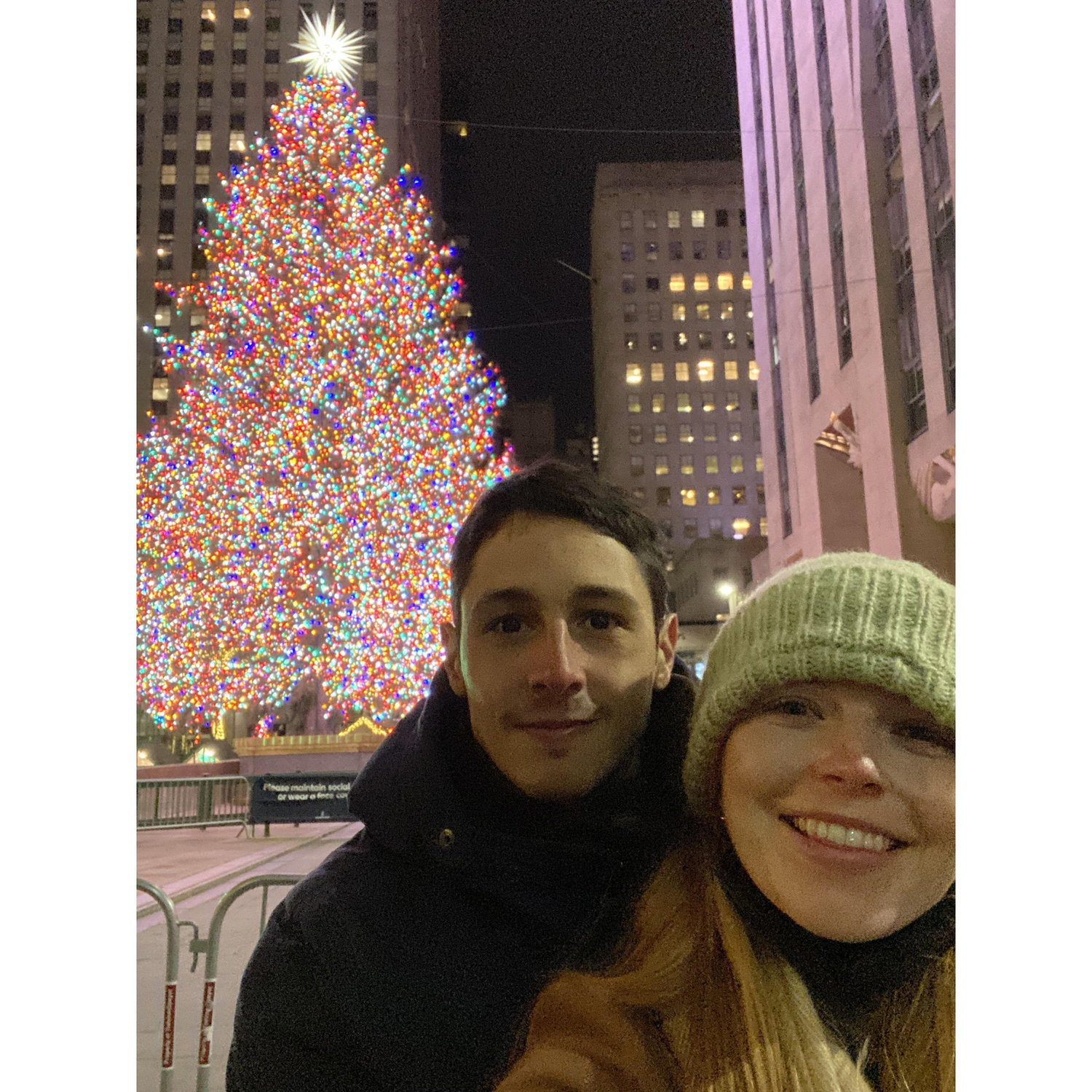 Rockefeller Center just after New Year, and Miguel's first time visiting New York (he LOVED it). Taken January 2022
