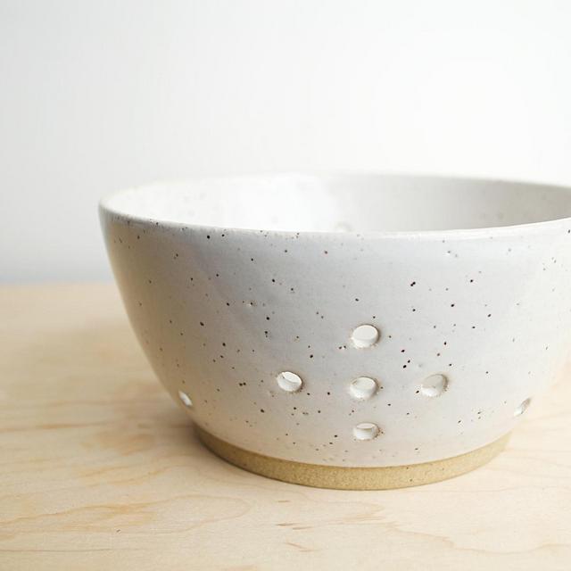 Berry Bowl - Ceramic Colander - Strainer -...