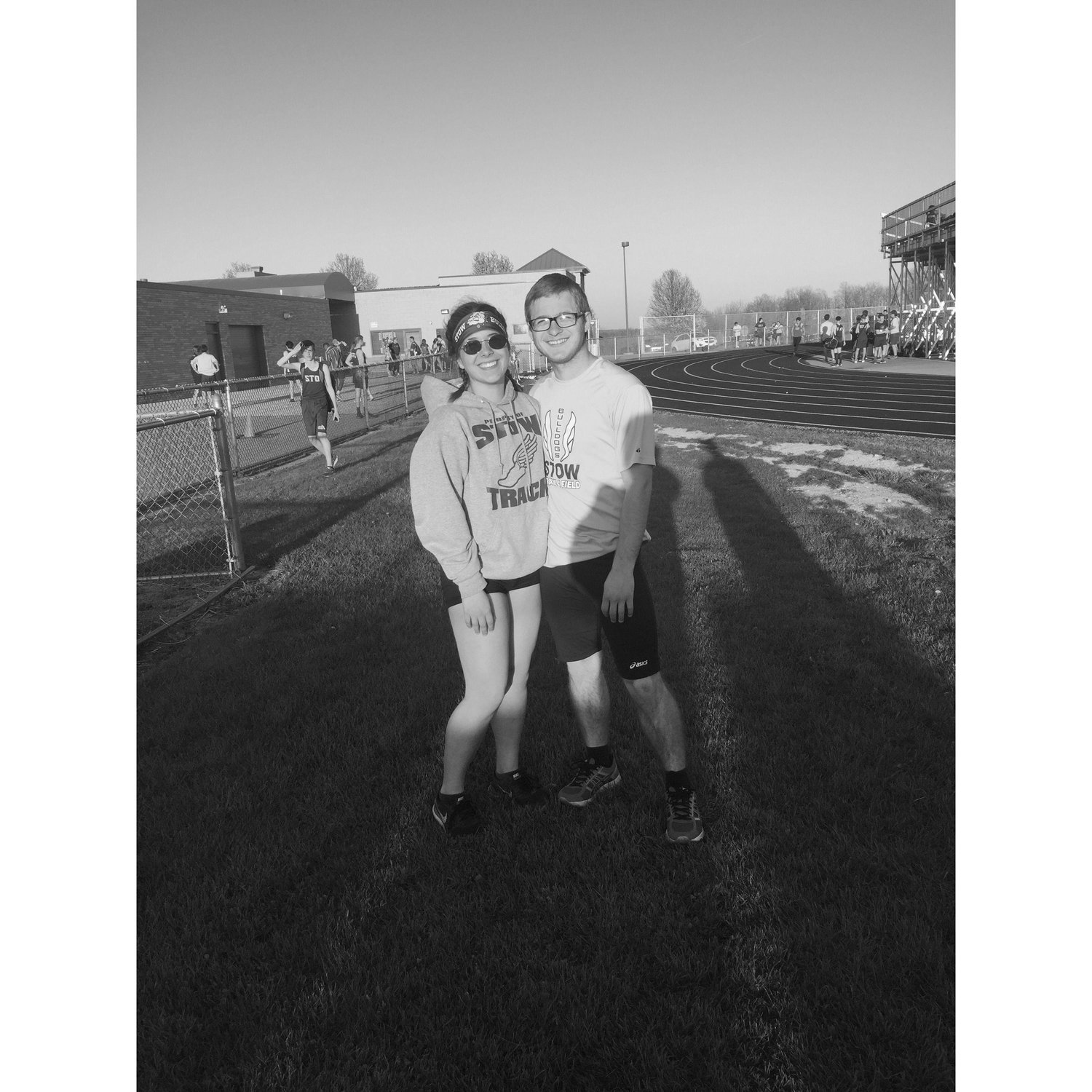 One of the many track we spent together in highschool