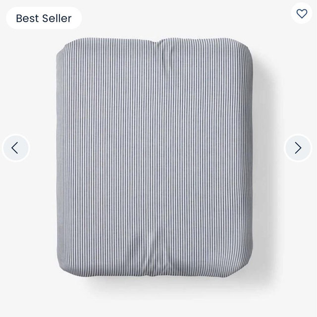 Classic Stripes and Plaids Cool Yarn-Dyed Cotton Percale Fitted Bed Sheet