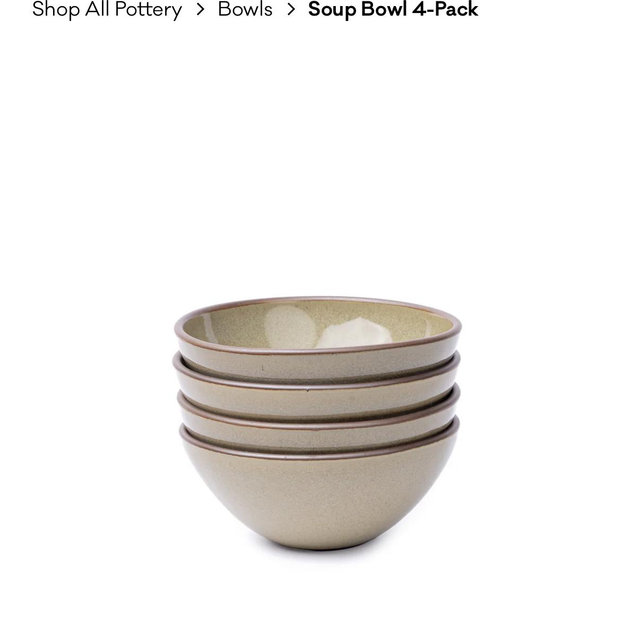 Soup Bowl 4-Pack - water lily colorway !
