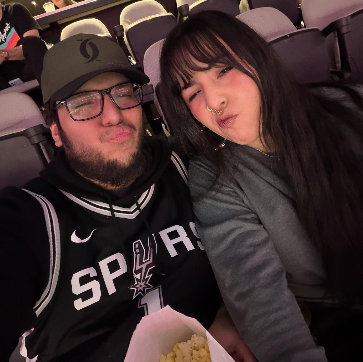 Spurs game for Cristian's Birthday!